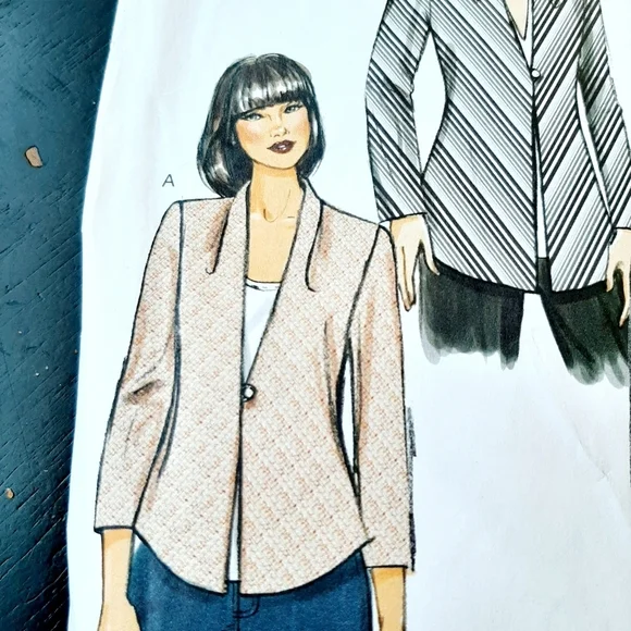 VOGUE PATTERN V8910 JACKET PATTERN - Picture 2 of 8